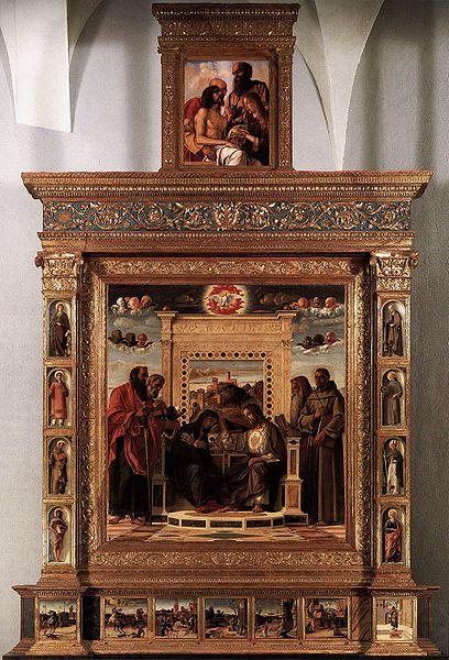 Giovanni Bellini Pesaro Altarpiece Spain oil painting art